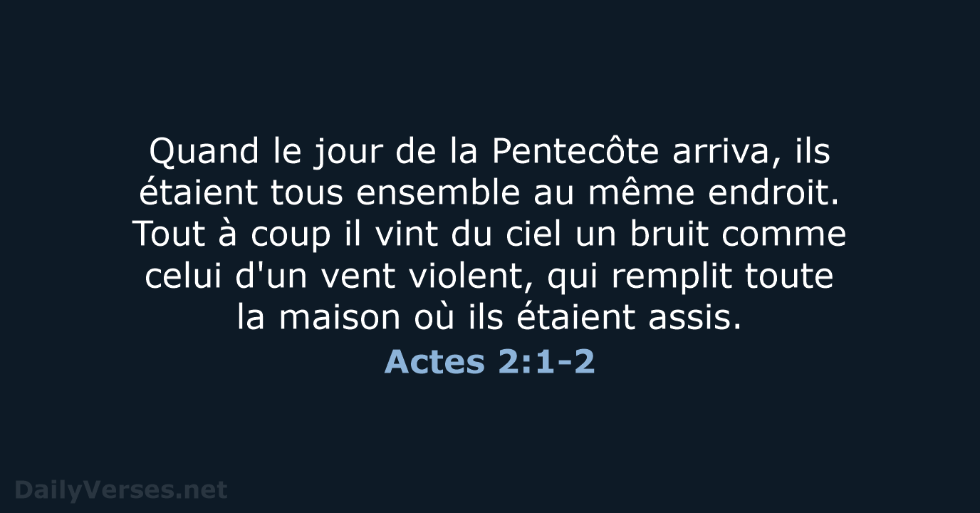 Actes 2:1-2 - SG21