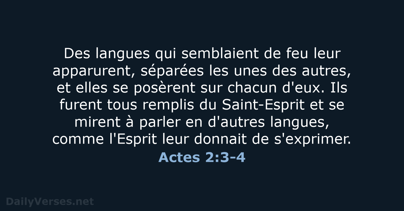Actes 2:3-4 - SG21