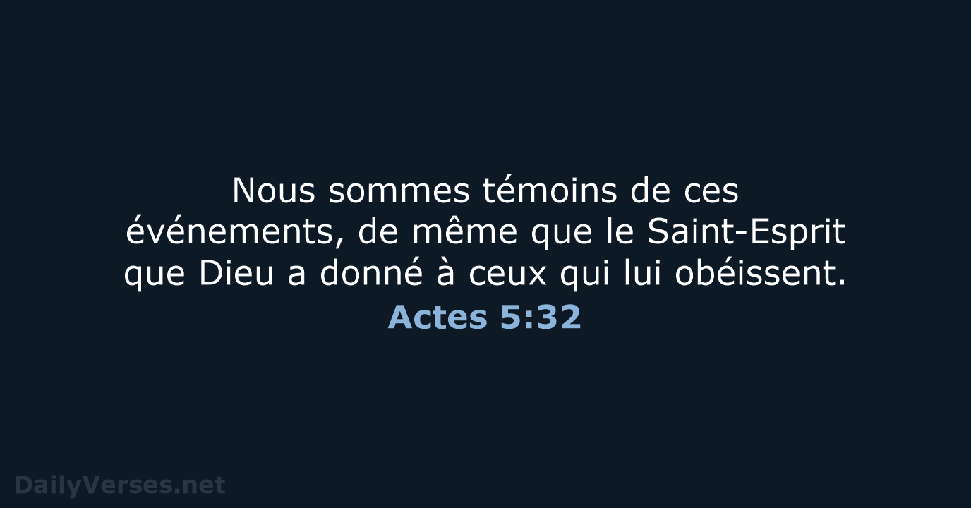 Actes 5:32 - SG21