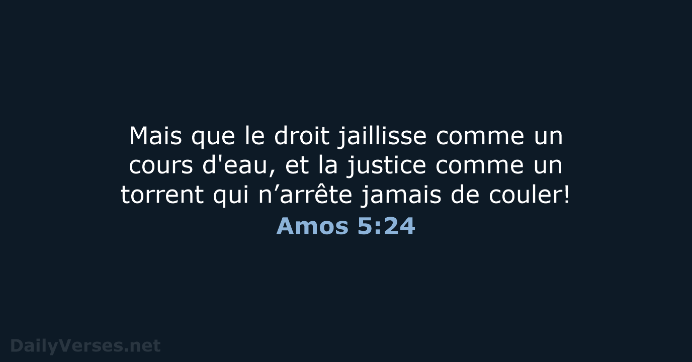 Amos 5:24 - SG21