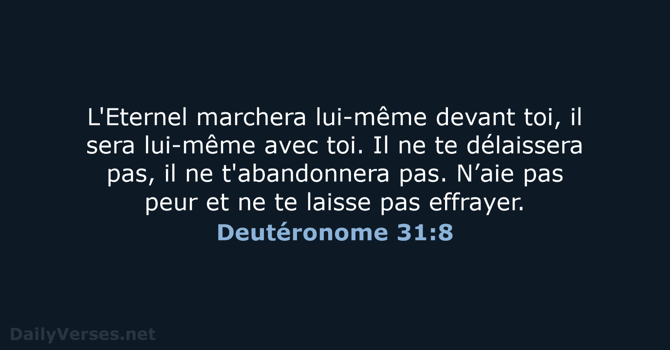 Deutéronome 31:8 - SG21
