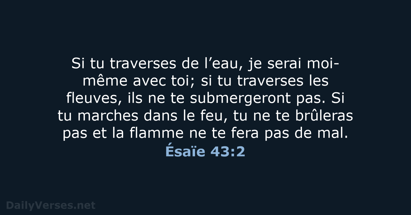Ésaïe 43:2 - SG21