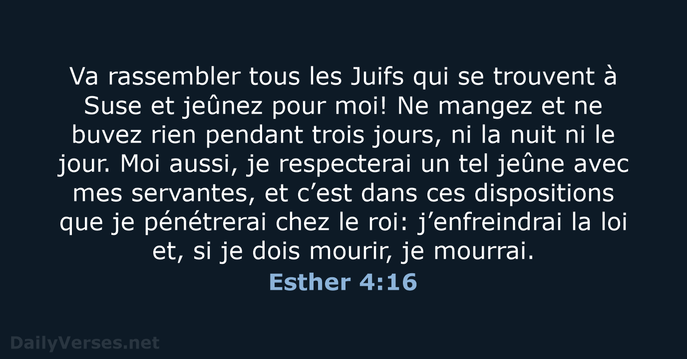 Esther 4:16 - SG21