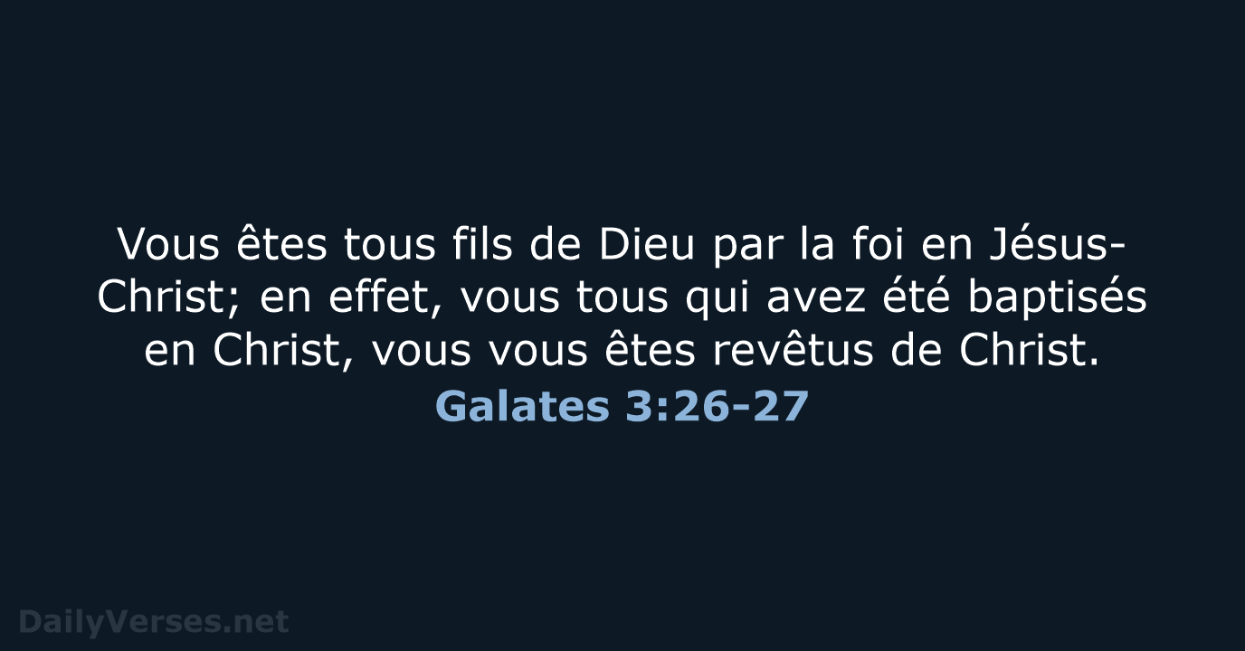 Galates 3:26-27 - SG21