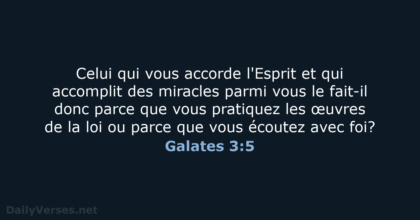 Galates 3:5 - SG21