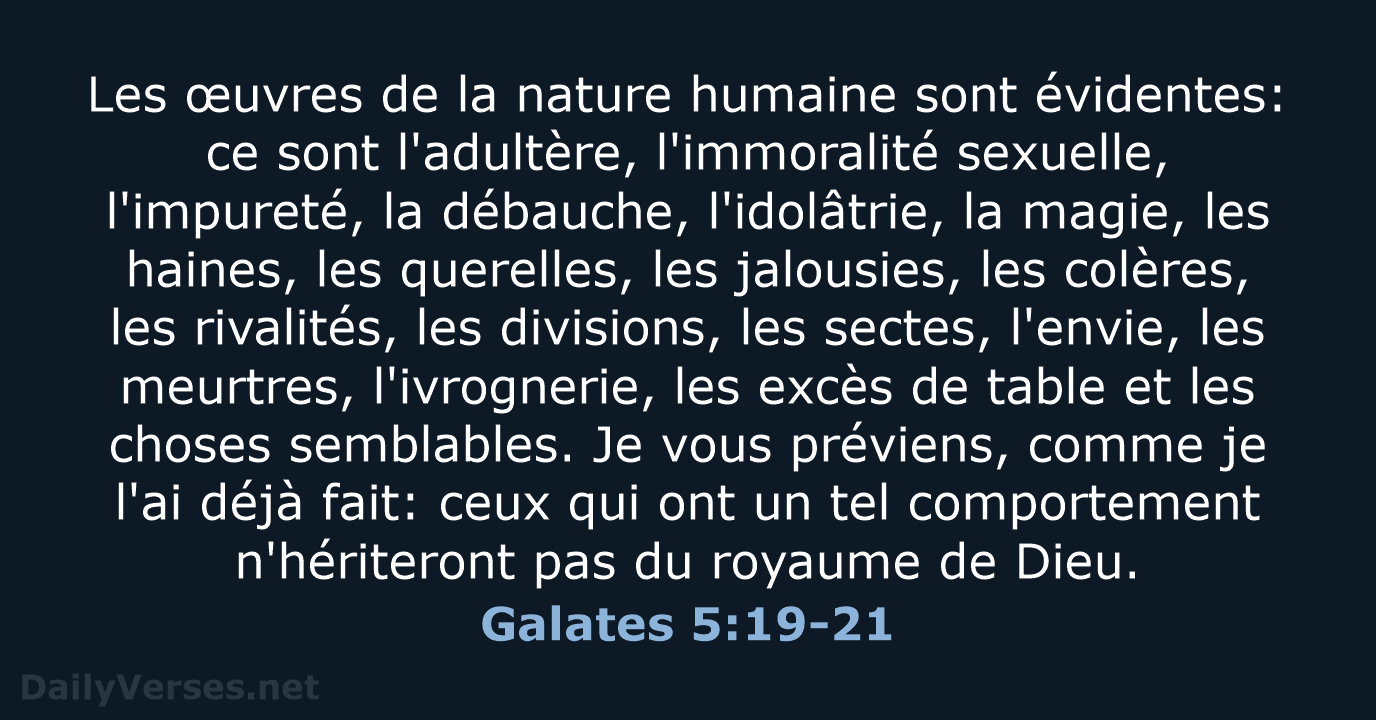 Galates 5:19-21 - SG21