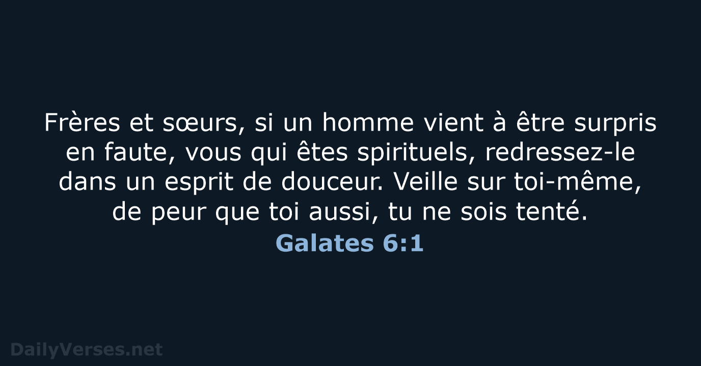 Galates 6:1 - SG21
