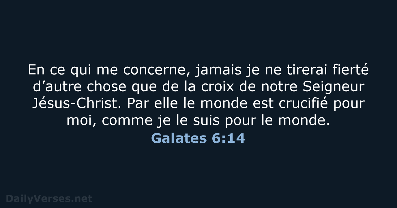 Galates 6:14 - SG21