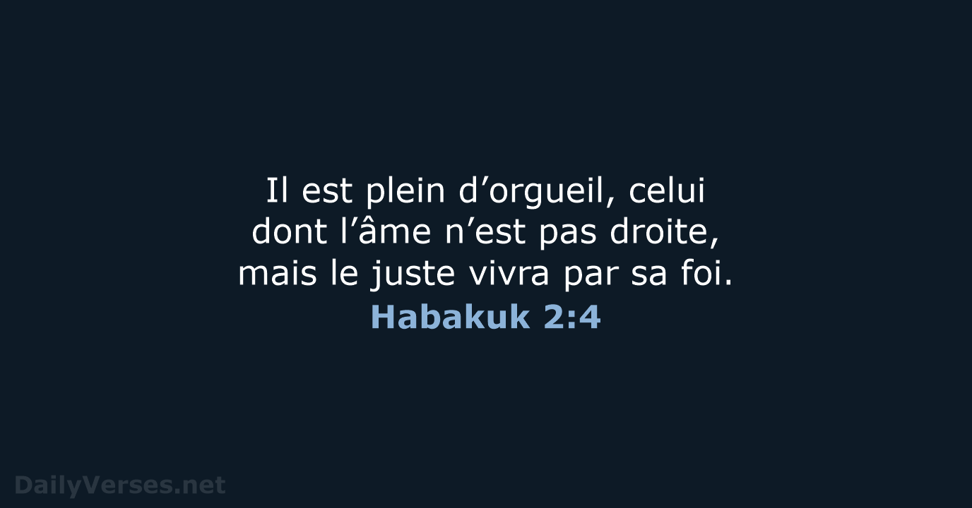 Habakuk 2:4 - SG21