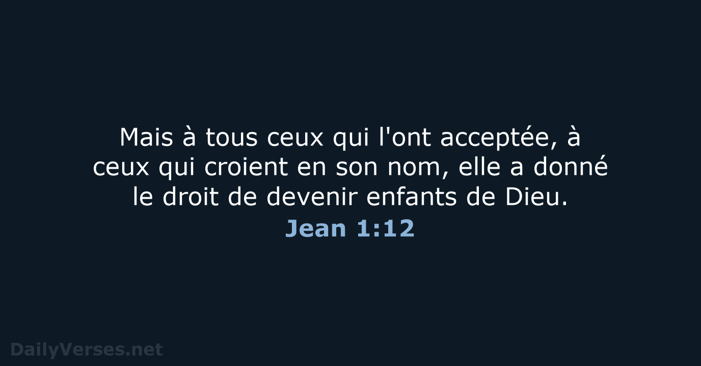 Jean 1:12 - SG21