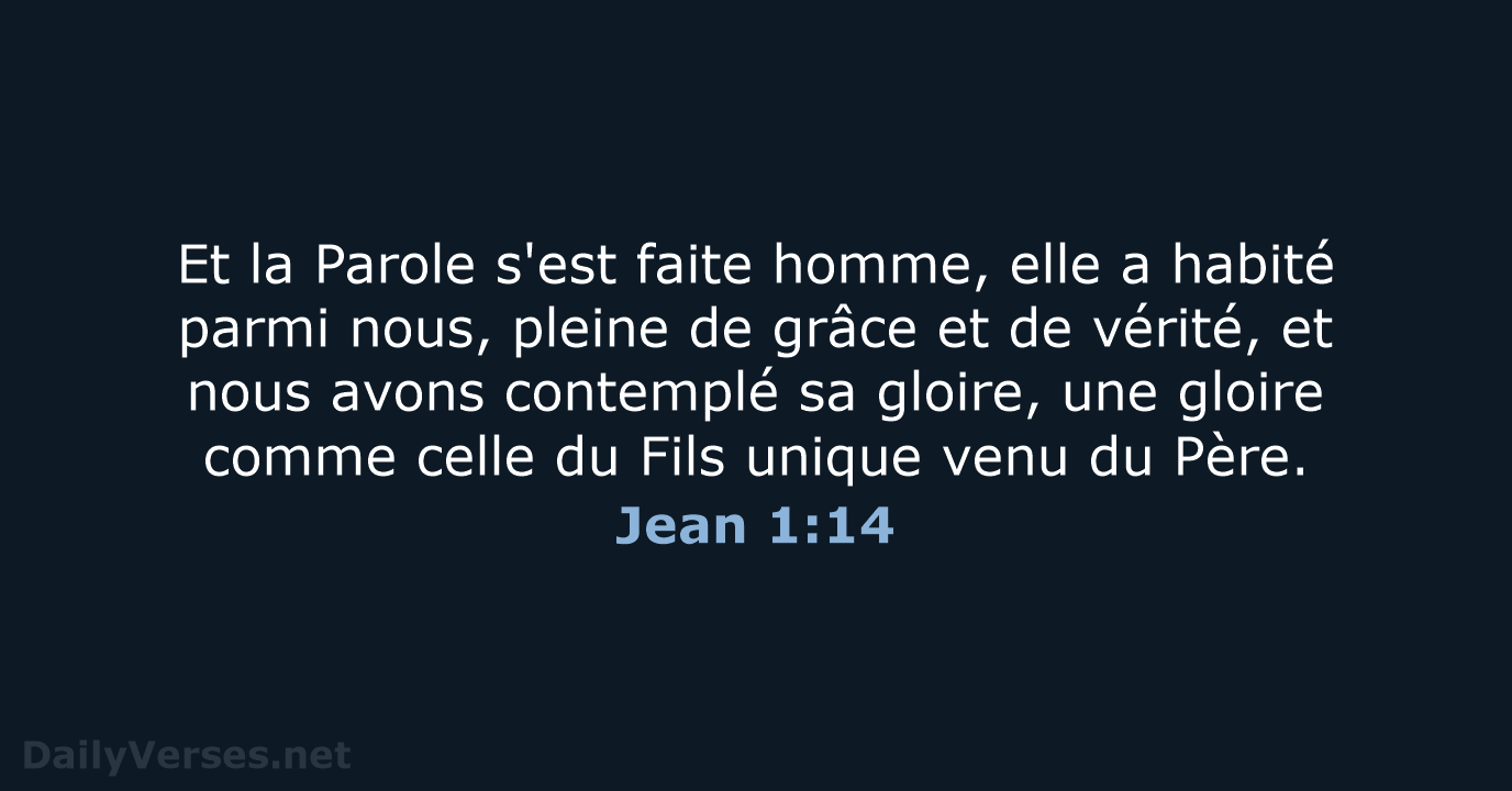 Jean 1:14 - SG21