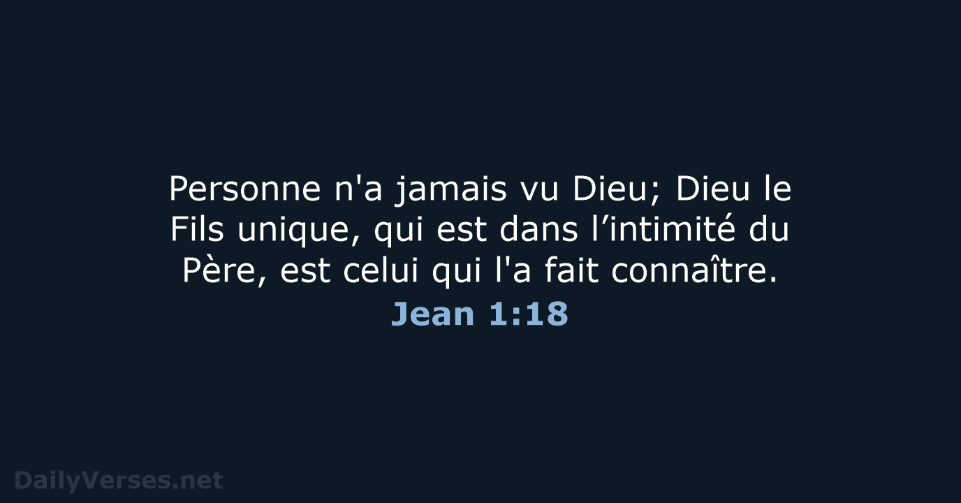 Jean 1:18 - SG21