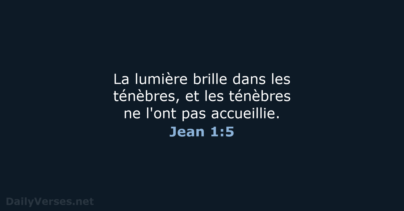 Jean 1:5 - SG21
