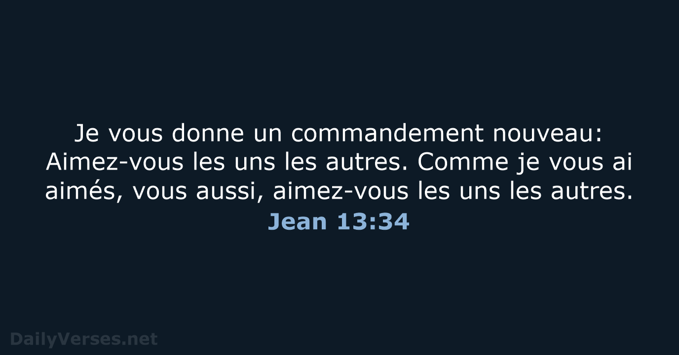 Jean 13:34 - SG21