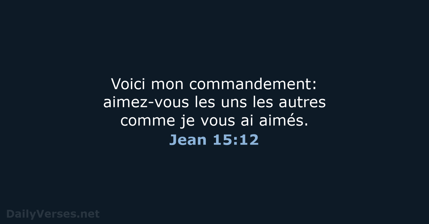 Jean 15:12 - SG21