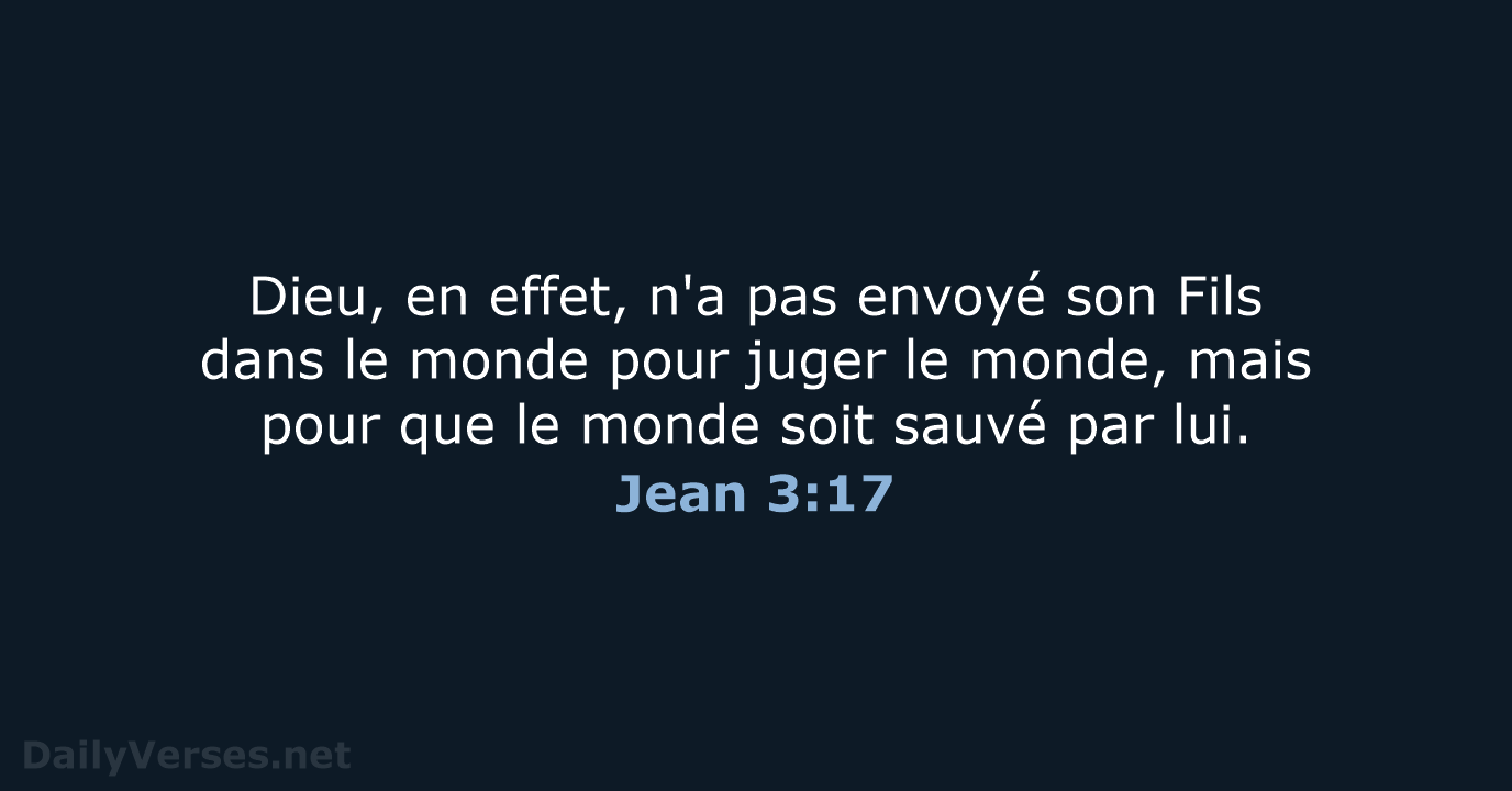 Jean 3:17 - SG21
