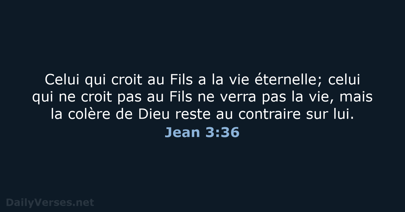 Jean 3:36 - SG21