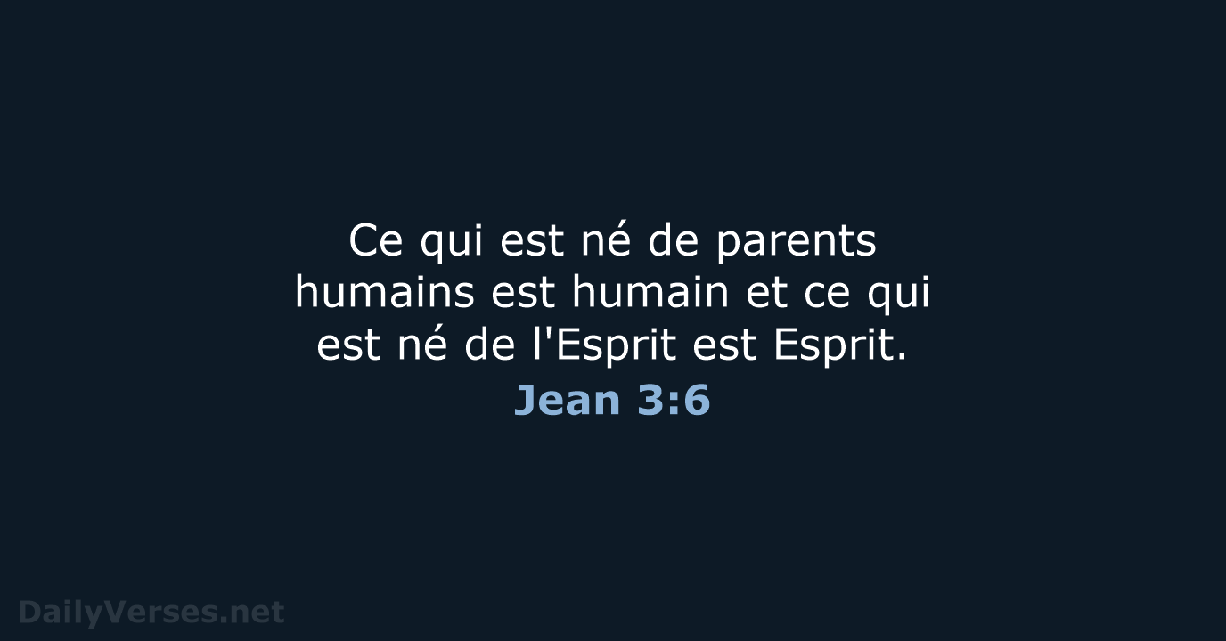 Jean 3:6 - SG21