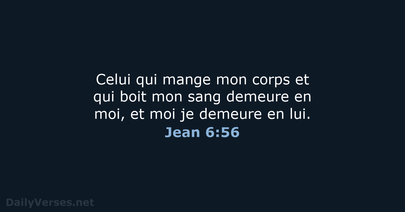 Jean 6:56 - SG21