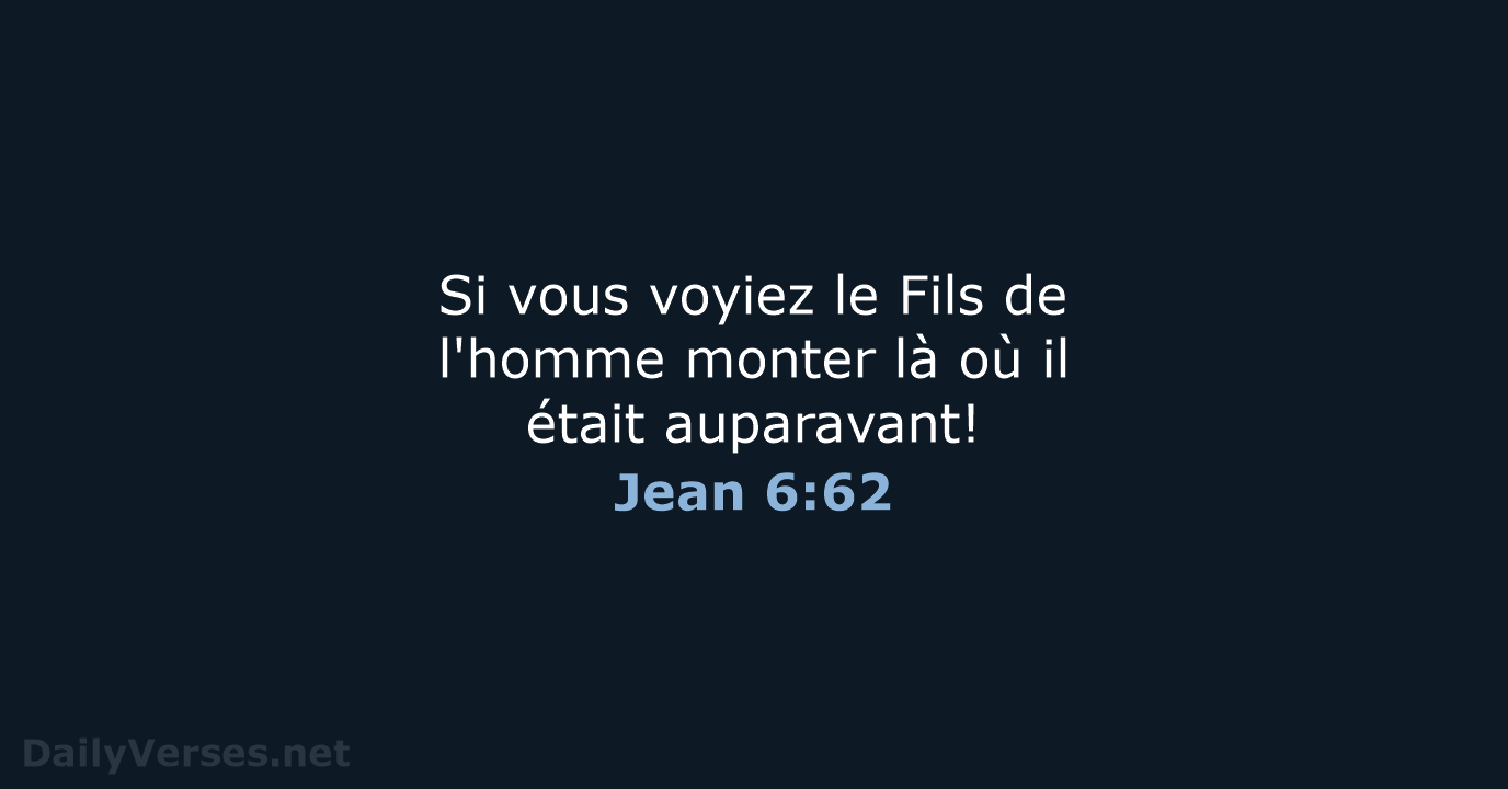 Jean 6:62 - SG21