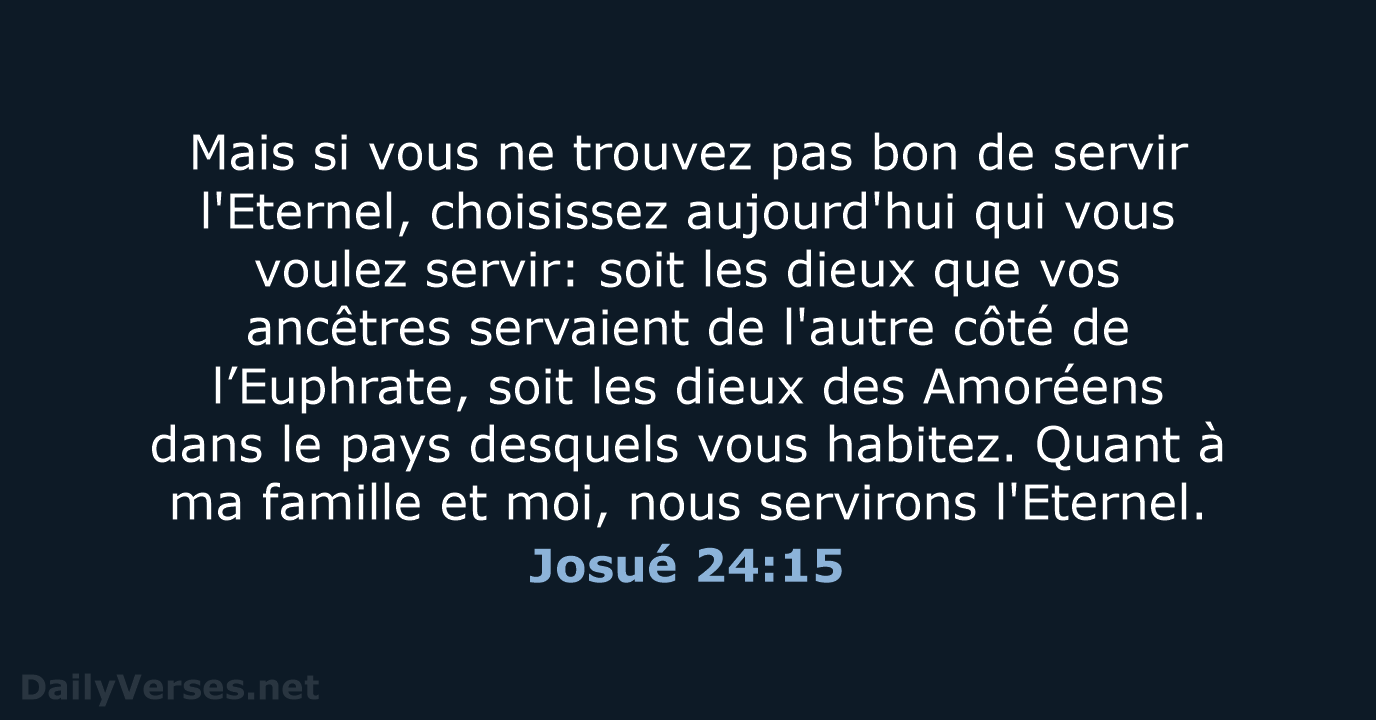 Josué 24:15 - SG21