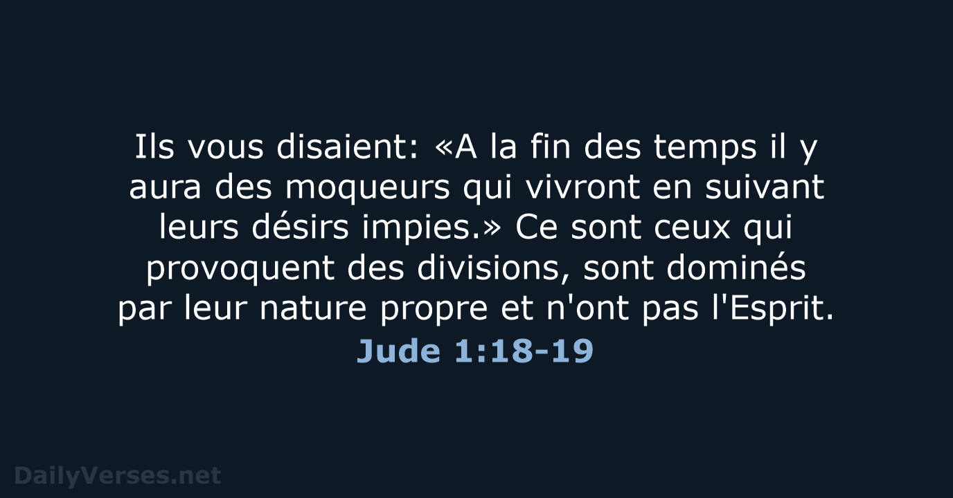 Jude 1:18-19 - SG21