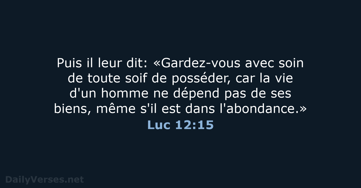 Luc 12:15 - SG21