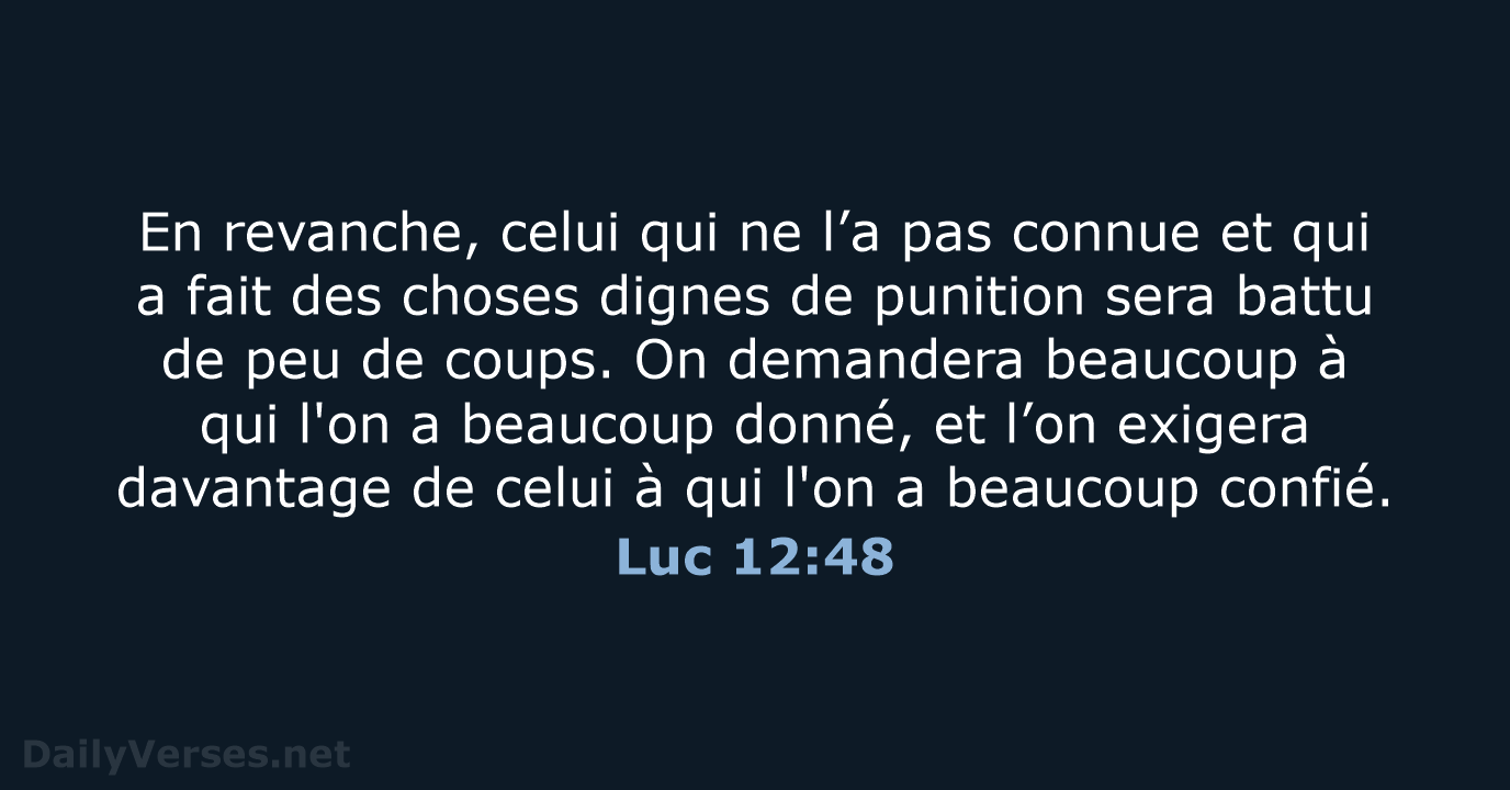 Luc 12:48 - SG21