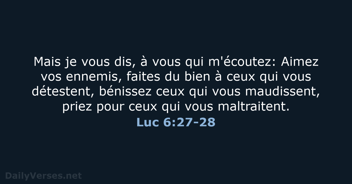 Luc 6:27-28 - SG21