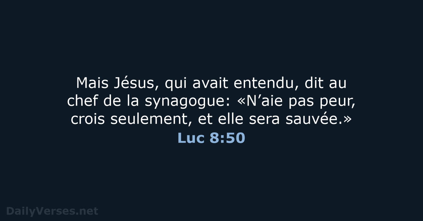 Luc 8:50 - SG21