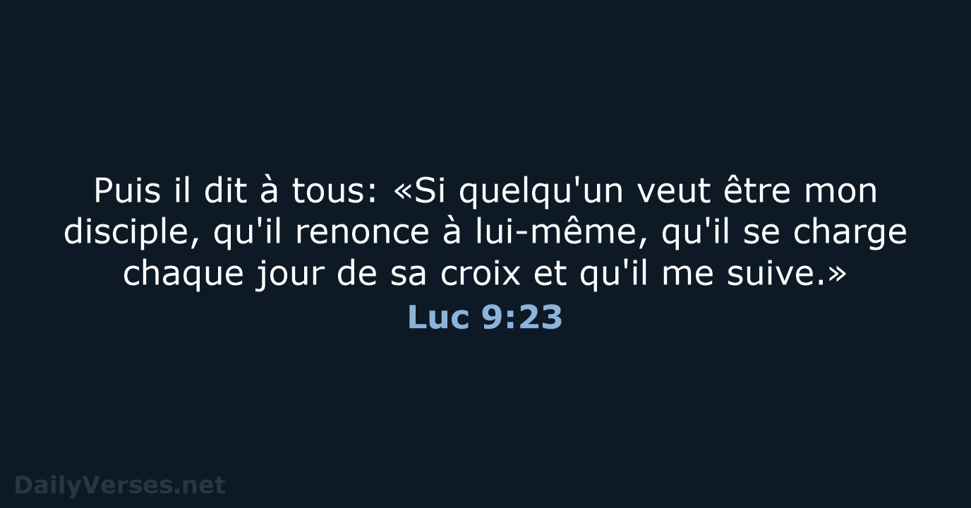 Luc 9:23 - SG21