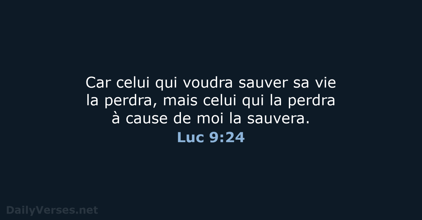Luc 9:24 - SG21