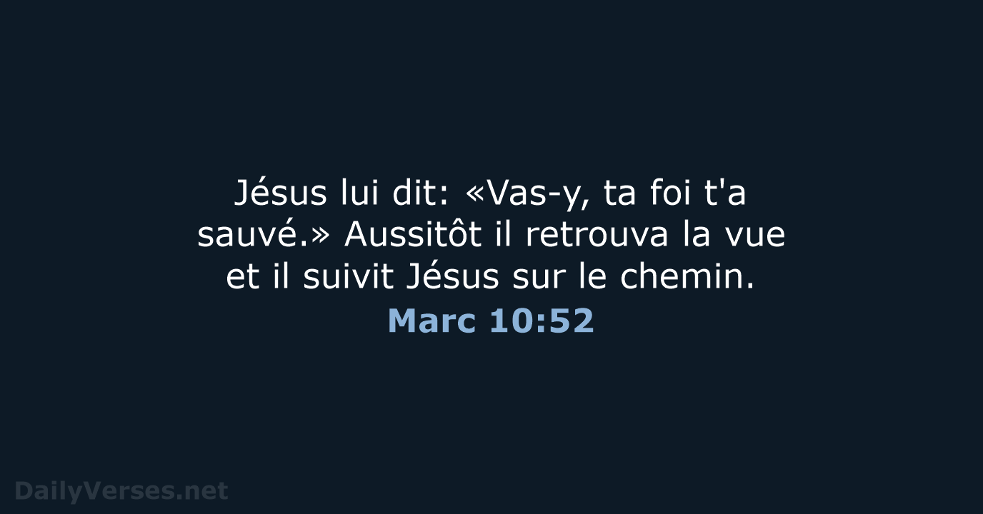 Marc 10:52 - SG21