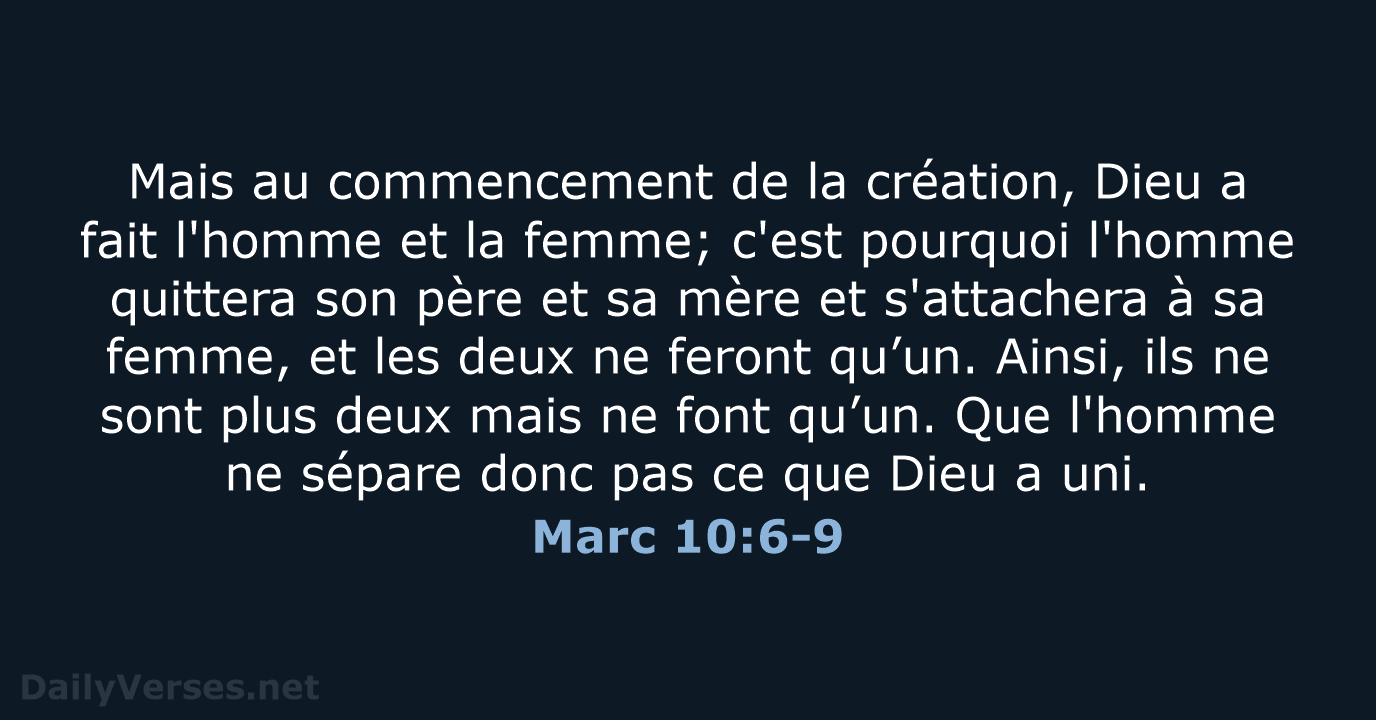 Marc 10:6-9 - SG21