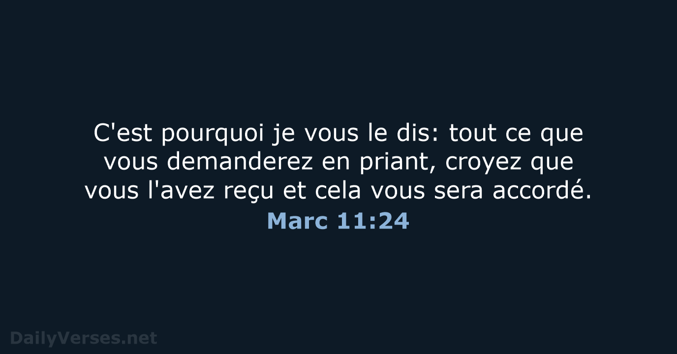 Marc 11:24 - SG21