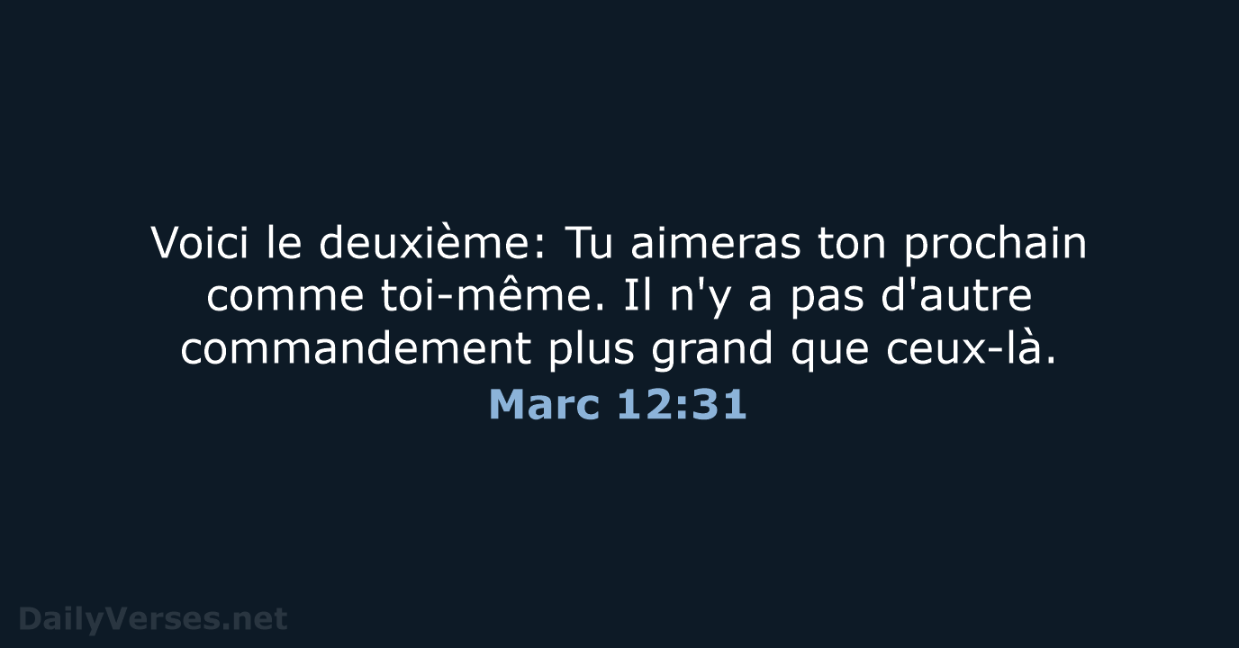 Marc 12:31 - SG21