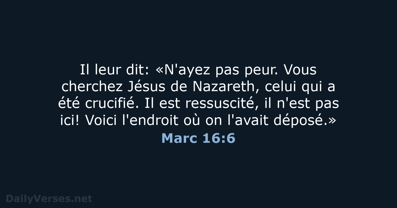 Marc 16:6 - SG21