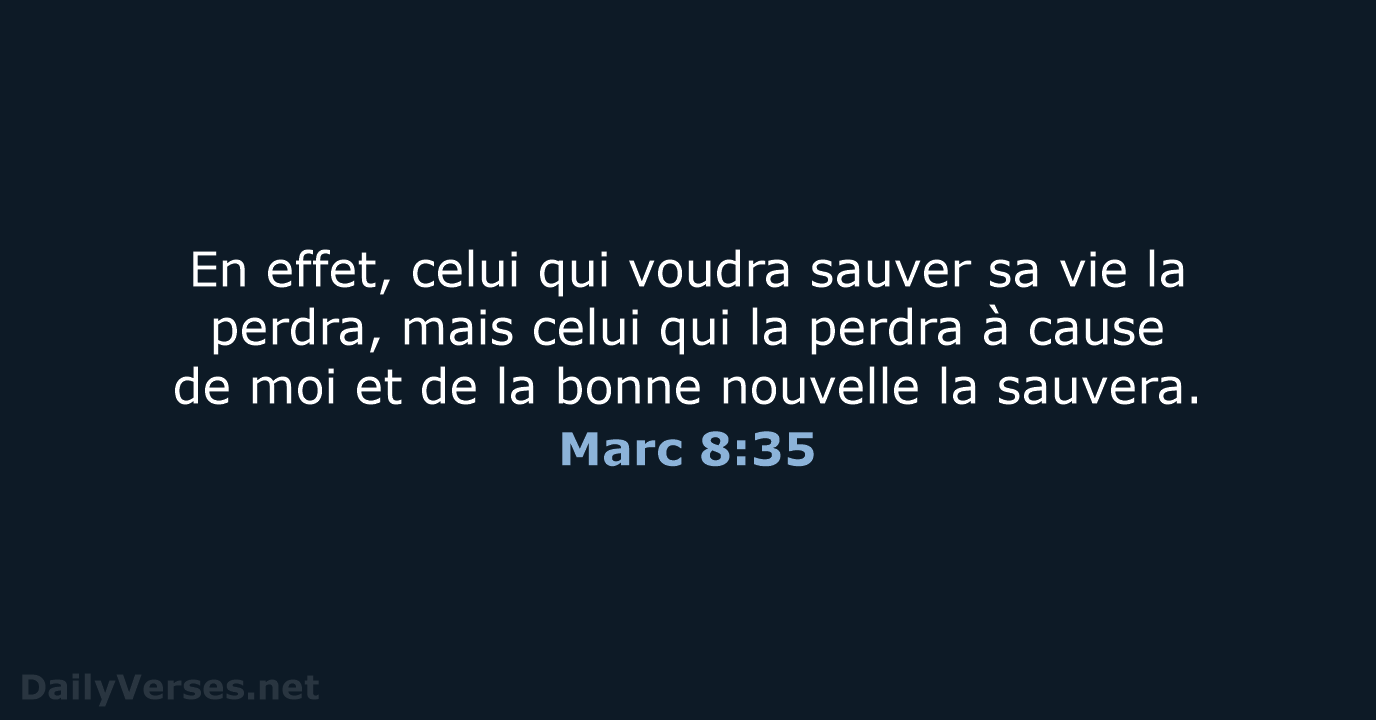 Marc 8:35 - SG21
