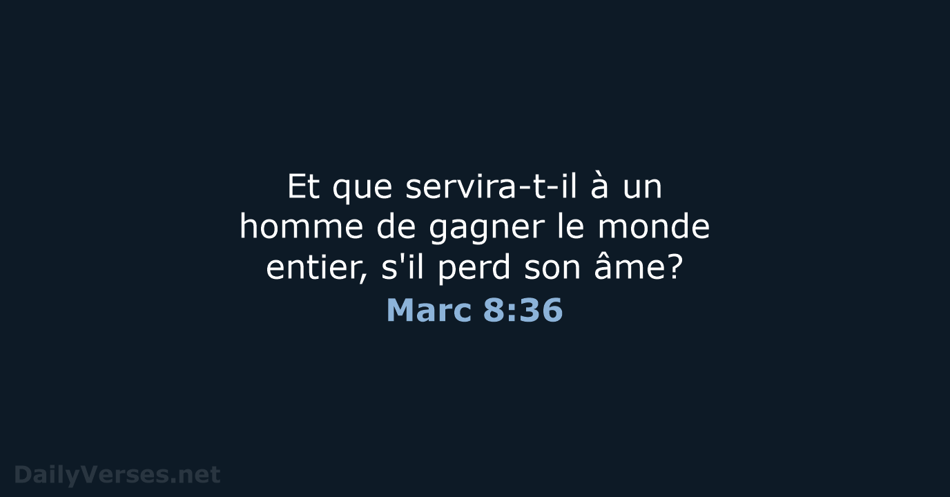 Marc 8:36 - SG21