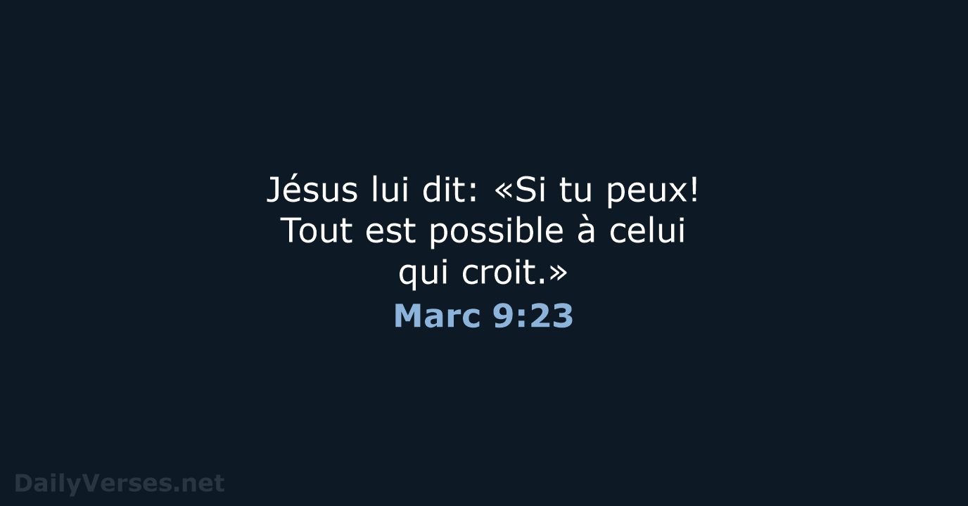 Marc 9:23 - SG21