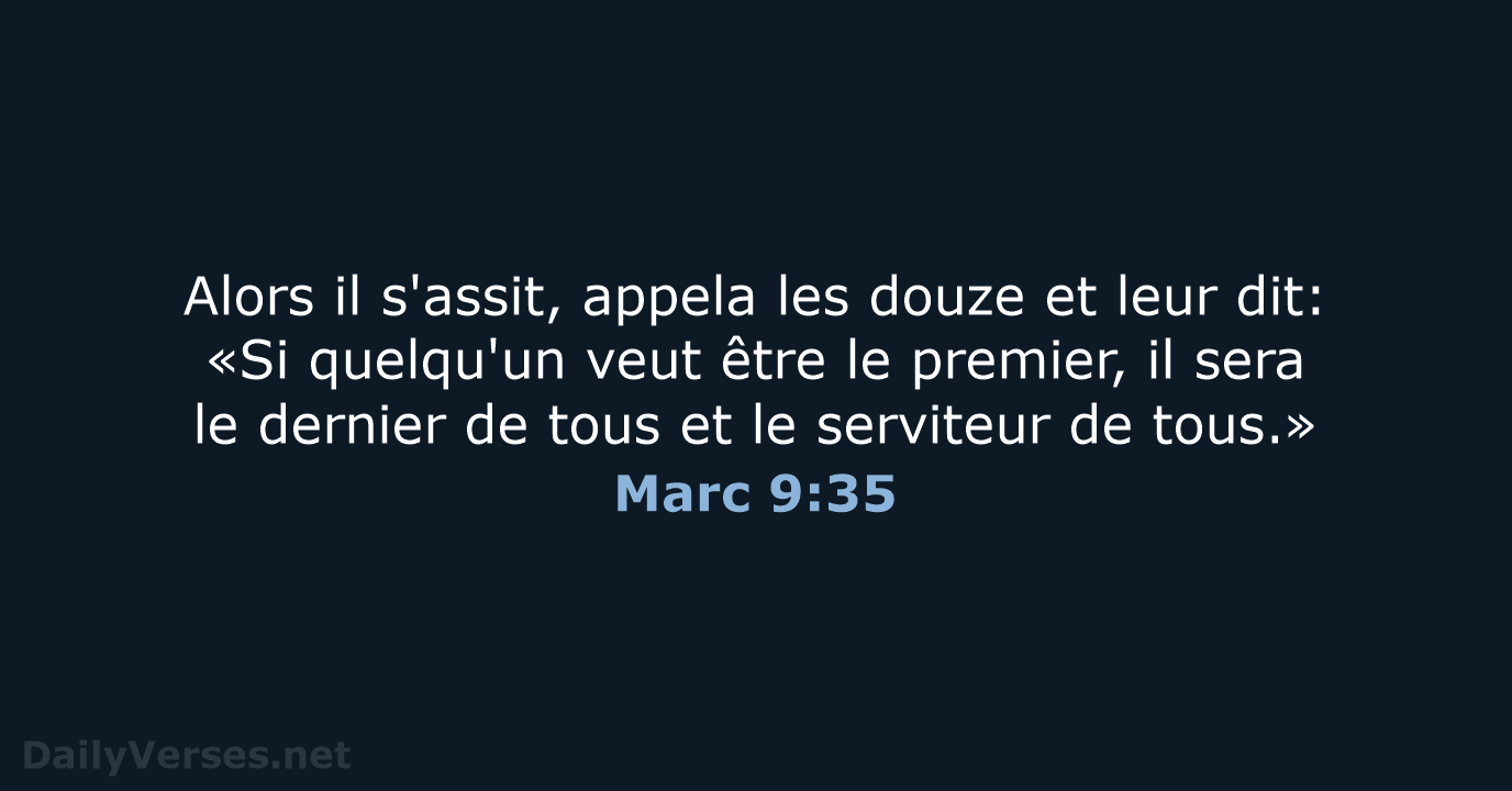 Marc 9:35 - SG21