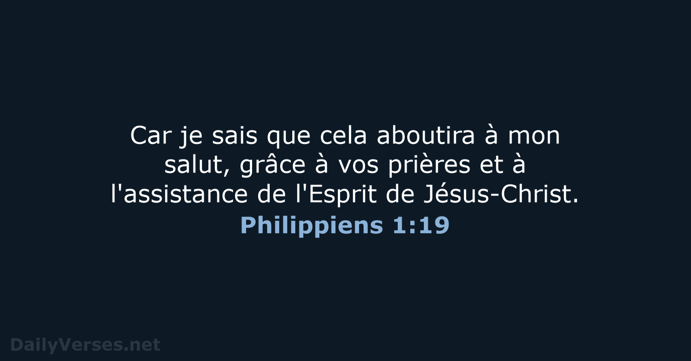 Philippiens 1:19 - SG21