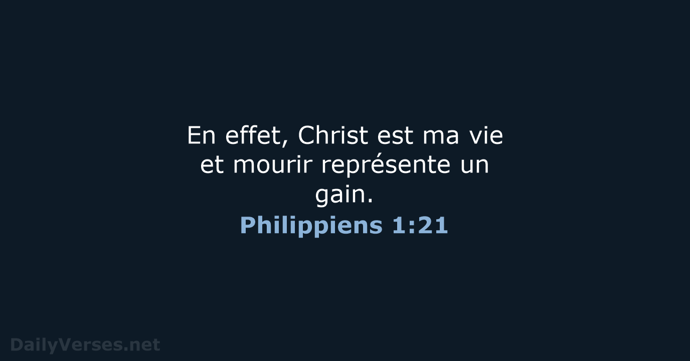 Philippiens 1:21 - SG21
