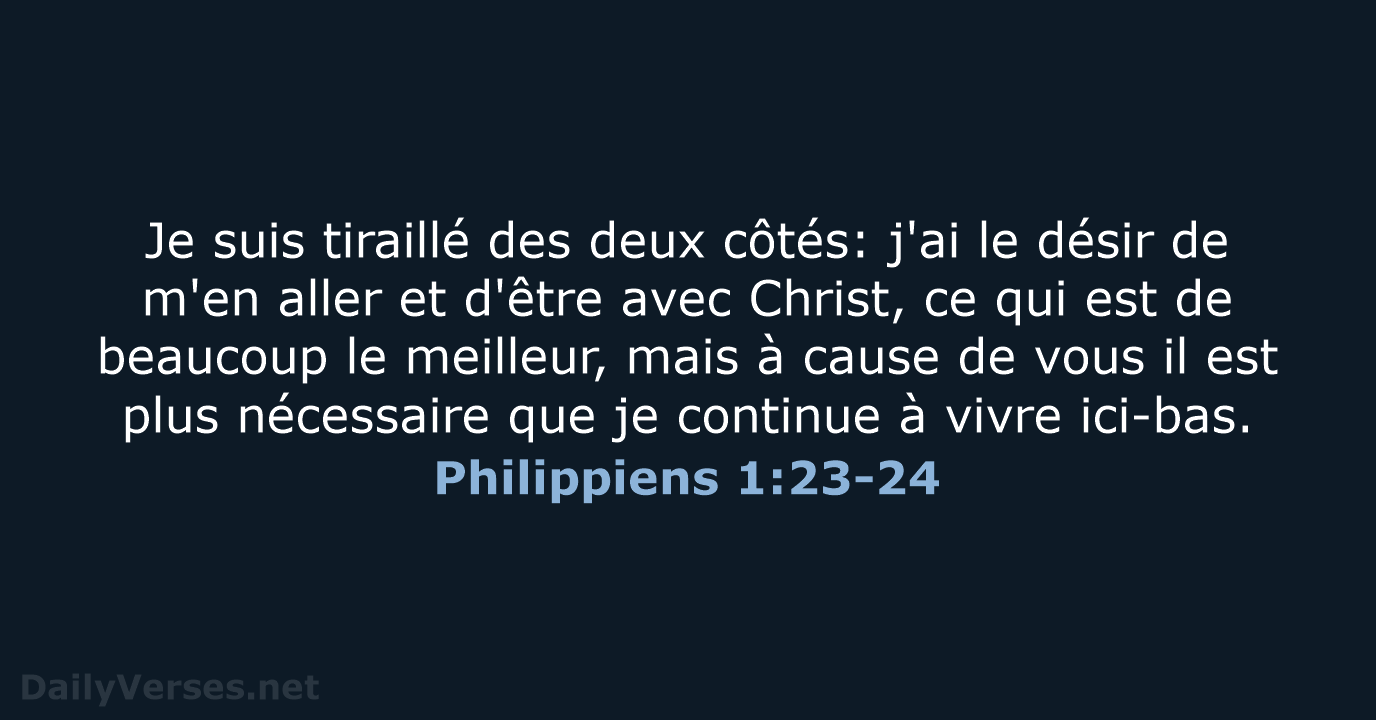 Philippiens 1:23-24 - SG21