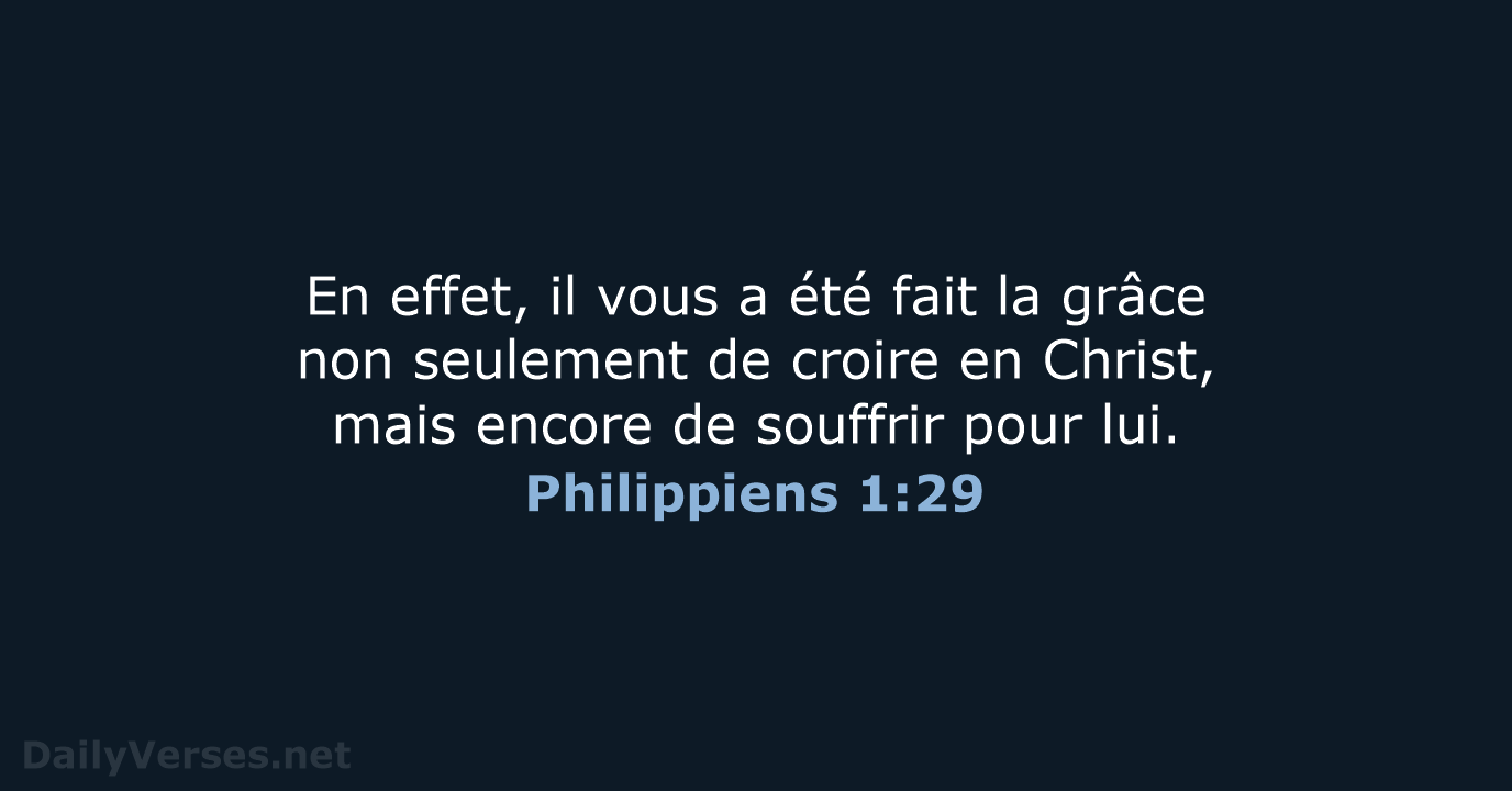 Philippiens 1:29 - SG21