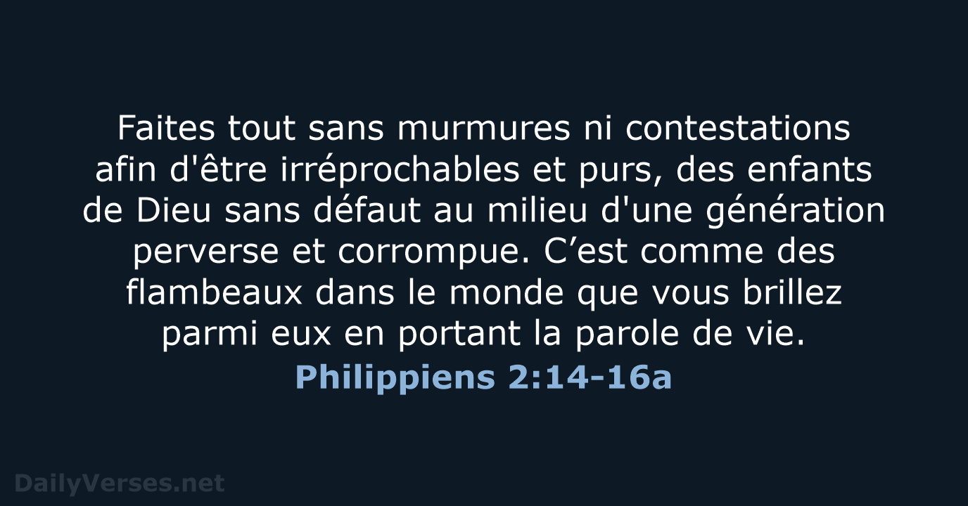 Philippiens 2:14-16a - SG21