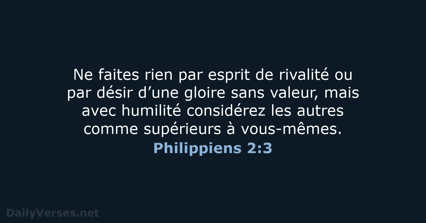 Philippiens 2:3 - SG21