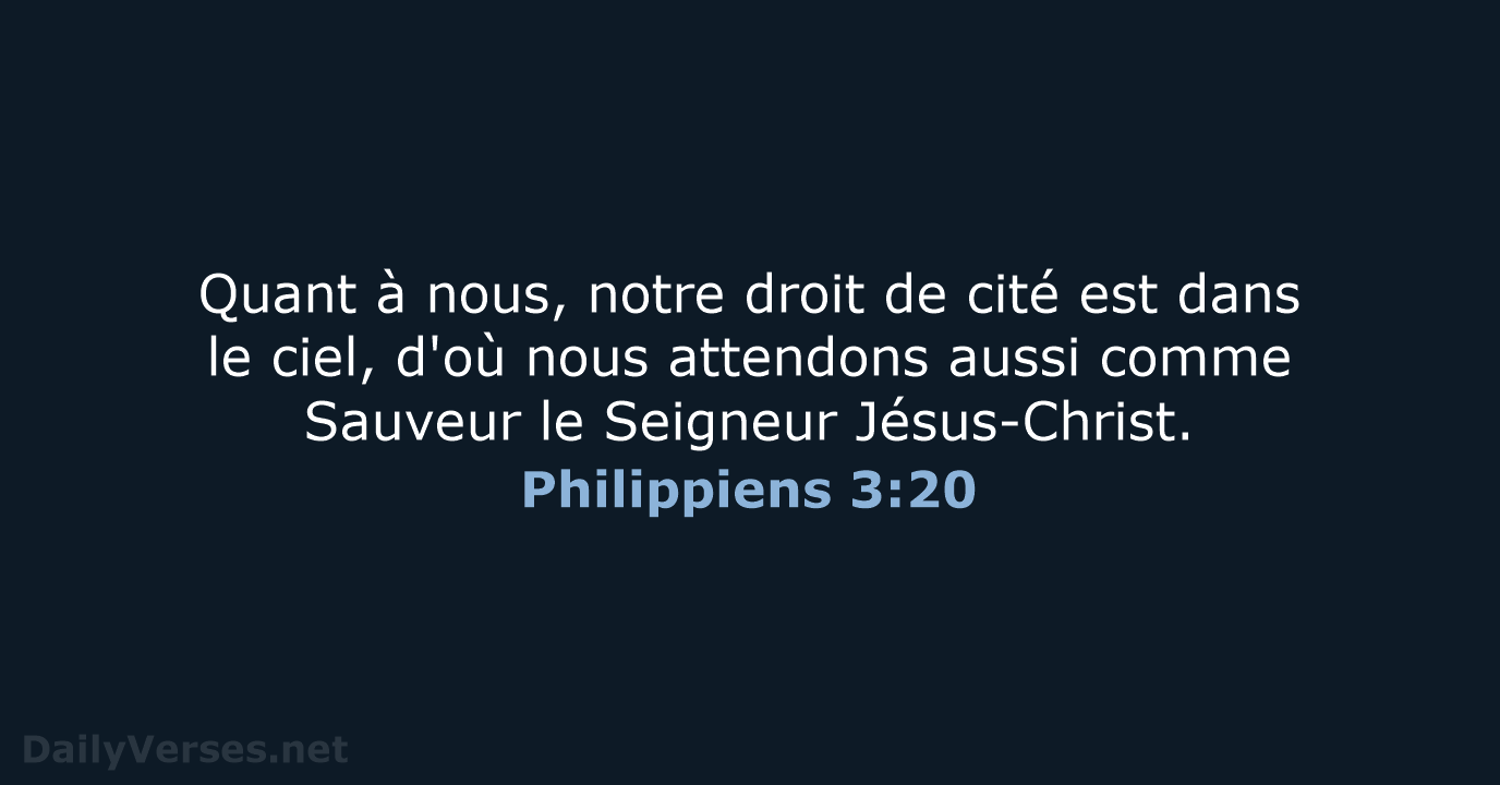 Philippiens 3:20 - SG21