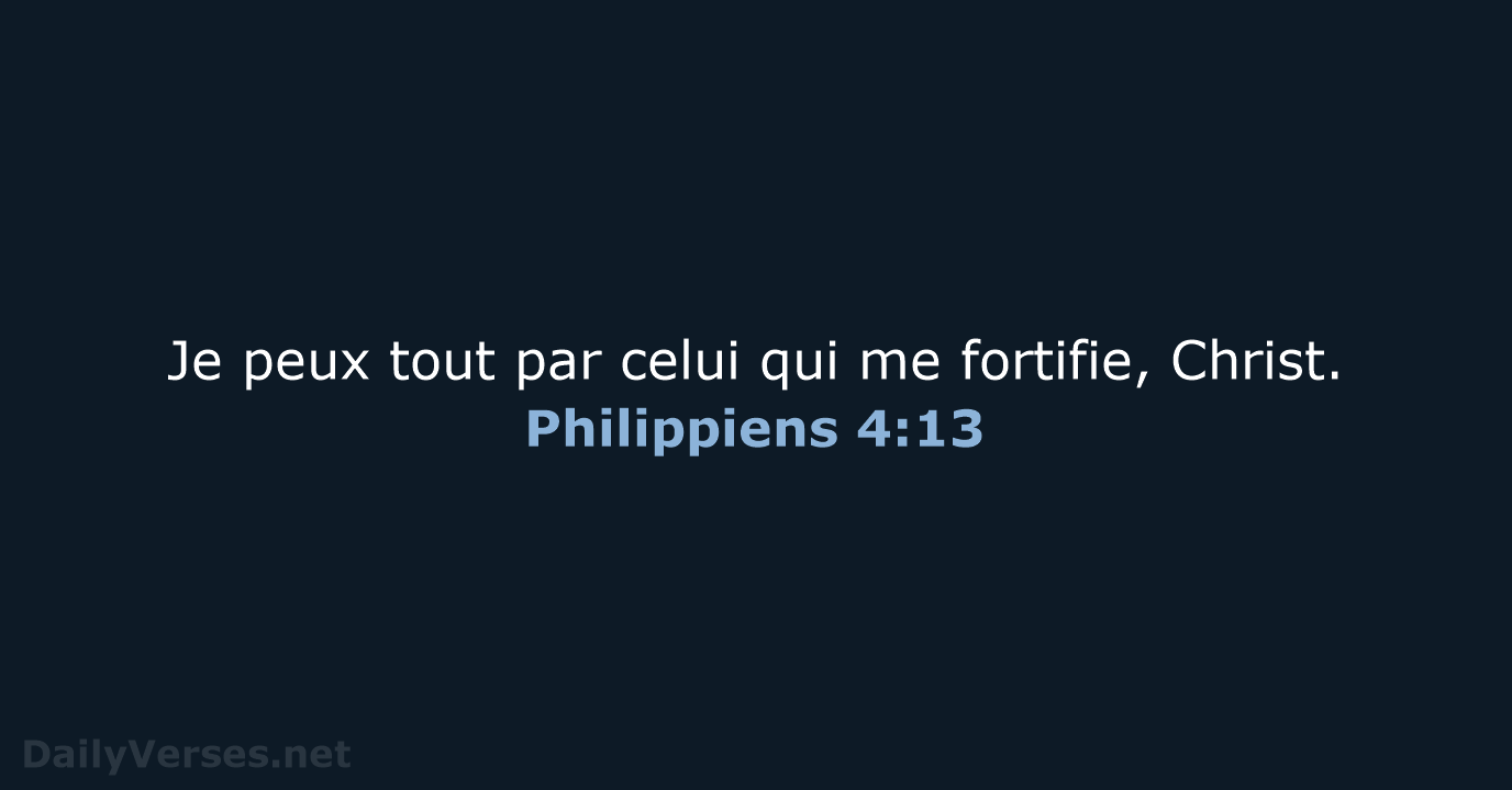 Philippiens 4:13 - SG21