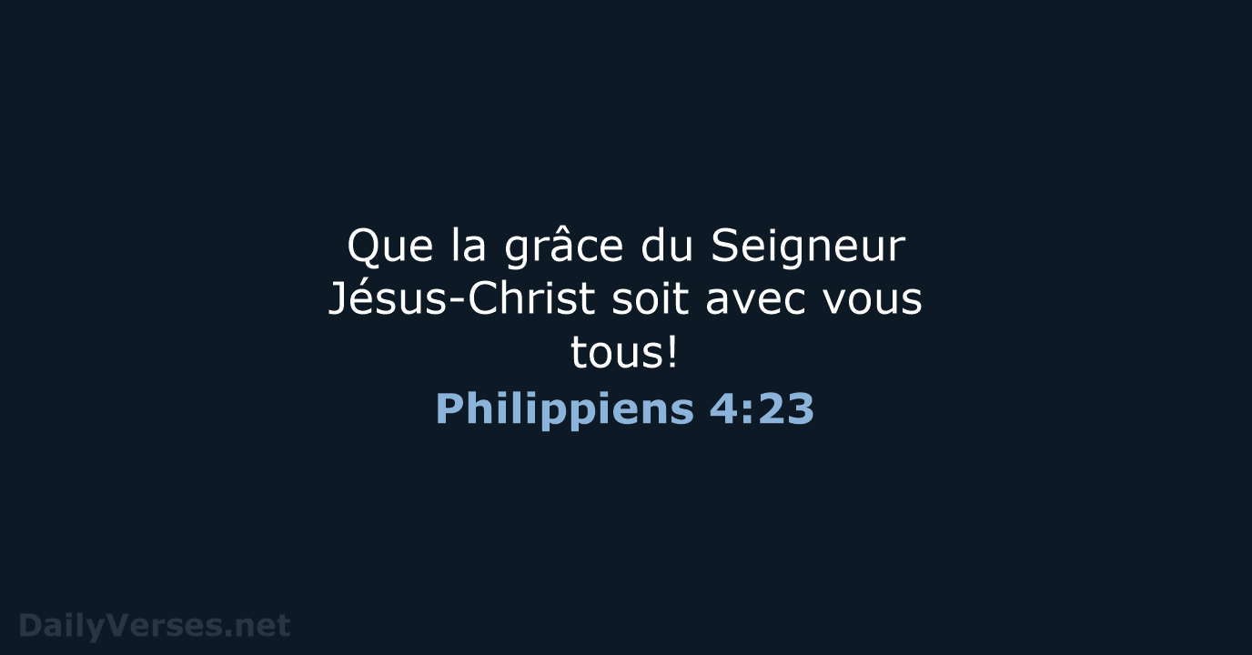 Philippiens 4:23 - SG21